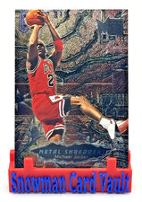 1996-97 Fleer Metal Metal Shredders - Michael Jordan Chicago Bulls #241 - JC picture