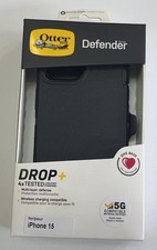 New   Defender Series Case with Holster Case For iPhone 15 Black picture