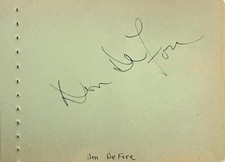 DON DeFORE & MONA FREEMAN Dual Signed Autograph 4