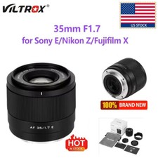 US Viltrox Auto Focus 35mm F1.7 APS-C Camera Portrait for Sony E Fuji X Nikon Z picture