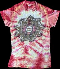 Phillip (Phil) Brown Vintage Tie Dye Skull Shirt Size M Single Stitch Two-Sided picture