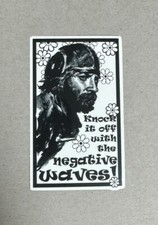 Oddball Donald Sutherland Kelly’s Heroes Sticker, Negative Waves Beatnik WWII picture