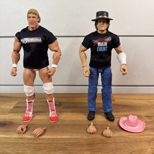 PAUL ORNDORFF & COWBOY BOB ORTON WWE Mattel Elite Figures from PIPER'S PIT Set picture