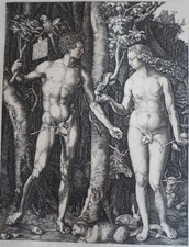 Antique Hand Printed German Renaissance artist Albrecht Dürer picture