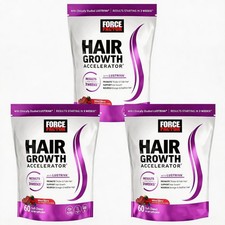 3 Packs Force Factor Hair Growth Accelerator Soft Chews, Hair Growth Vitamins picture