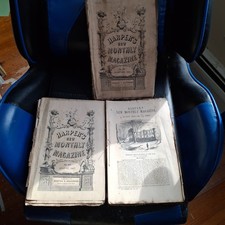 Harper's Monthly Magazine  1868 Recollections of Civil War Lot of 3 picture