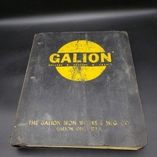 Vintage 1969-1973 Galion Motor Grader Field Technician Service Training Binder picture