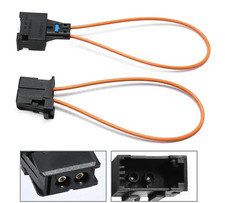 1pc Black  MOST Fiber Optic Loop Bypass Male Female Adapter Kit  Cable Connector picture