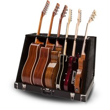 Road Runner RRGS6 6 Guitar Stand Case Black Tolex picture