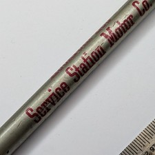 c1940s Dysart Iowa Service Station Motor Pencil Heckroth Leo Plastic Ferrule G15 picture