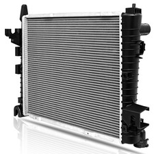 KUIPERAUTO 24.13'' Aluminum Radiator Compatible 2002-2008 Dodge Ram 1500 picture