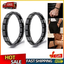 1~2x Hematite Bracelet,hemys Hematite Bracelet 18cm Men Christmas Gift picture