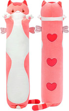 Mewaii Long Cat Plush 5 Sizes, 120% Extra Filling Giant Plushness Kids Body Pill picture