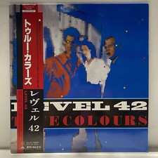 Level 42 - True Colours - JAPAN VINYL - OBI RARE - 28MM 0094 picture