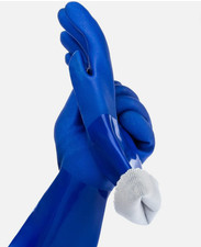 Star Kitchen & Home True Blues Ultimate Blue Household Cleaning Gloves (Medium) picture