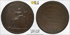 1792 2 Sol France PCGS SP63BN - Maz-157 Richard August Collection - Gold Shield picture