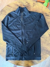 Lululemon Men's Textured Fleece Full Zip Jacket Black Size M picture