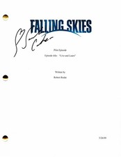 SARAH CARTER SIGNED AUTOGRAPH - FALLING SKIES FULL PILOT SCRIPT STEVEN SPIELBERG picture