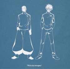 UNIQLO Jujutsu Kaisen High School Gojo  Geto T Shirt Japan XL Size  picture