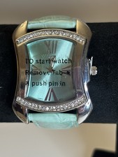 BRIGHTON Ladies Green Band Croc Emboss Leather BTV011GN Quartz Wrist Watch NEW picture