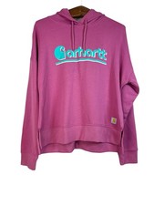 Carhartt Women’s Tencel Fiber Series Loose Fit Graphic Hooded Sweatshirt M NWT picture