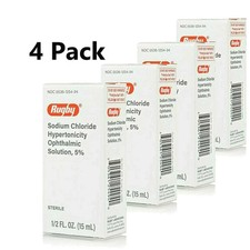 4x Muro128 Rugby Sodium Chloride 5% Ophthalmic Sol Eye Drops 15mL 5/30/28 picture