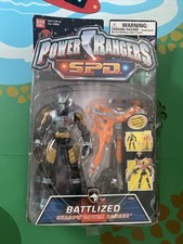 NEW- Power Rangers SPD Shadow Ranger Battlized Action Figure 2005 Bandai Sealed picture