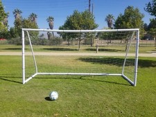 Vallerta Premier® 12 X 6 Ft. 62MM Diameter PVC Frame Soccer Goal with 4mm NET picture