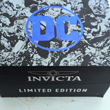 Invicta DC Comics Black Adam Limited Ed Diver Quartz Steel Bracelet Watch picture