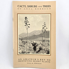 Cacti, Shrubs & Trees of Anza Borrego by P Johnson 1990 Identify Desert Plants picture
