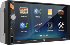 DMR74 7-Inch Touchscreen Double DIN Car Stereo, Bluetooth picture