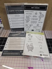 Stampin' UP HEY CHUCK & HEY CHICK Stamp Sets and Dies Good Egg Birthday picture
