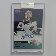2024-25 Clear Cut Jesper Wallstedt #CSA-JW StarQuest Autograph picture