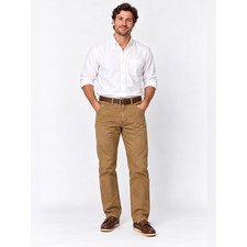 Duck Head Gold School Chino Pants Mens 33x32 Tan Canvas Straight Fit picture