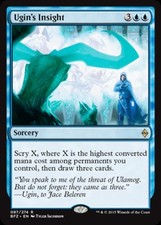 Ugin's Insight - Light Play MTG Battle for Zendikar picture