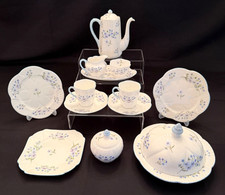 Shelley Fine Bone China - Blue Rock Bridal/Breakfast Set for 2 (16 Pieces) picture