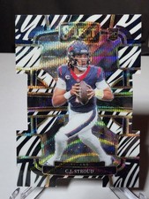 CJ Stroud 2023 Select #41 Zebra Die-Cut Concourse Rookie RC SSP Texans picture