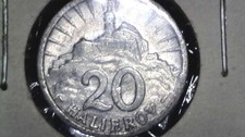 1942 Slovakia 20 Halierov – UNC Uncirculated – Wartime Issue – Slovenská Republi picture