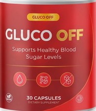 Gluco Off Blood Health Support Dietary Supplement 30 Capsules GlucoOff picture