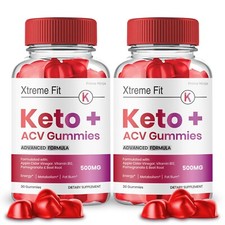 Xtreme Fit Keto ACV Gummies, Extreme Fit Keto Gummies for Weight Loss (2 Pack) picture