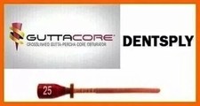 GUTTACORE OBTURATORS SIZE #25 PACK OF 30 OBTURATORS TULSA DENTAL  picture