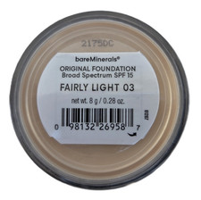 New Bareminerals  Fairly Light 03 Original Foundation SPF 15 8g 0.28oz picture