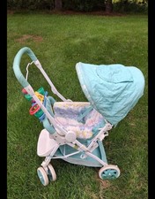 Vintage 90'sGraco Brougham LXI Stroller - 90s Pastel Watercolor Retro Stroller picture