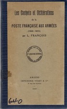 1929 CACHETS et OBLITERATIONS de la POSTE FRANCAISE AUX ARMEES 1849-1870 Yvert picture