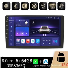 9 Inch Double Din Car Radio Head Unit Android 12 WiFi BT 4G LTE CarPlay 6GB+64GB picture