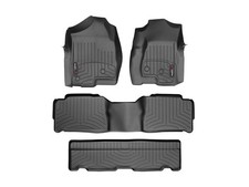 WeatherTech FloorLiner for 2001-2006 Chevrolet Tahoe - Full Set, Black picture