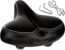 Bikeroo Oversized Bike Seat - Comfort Outdoor Bike Seat Elastomer Springs picture