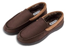 New Haggar Venetian Microsuede Fleece Indoor /Outdoor Moccasin picture
