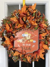 Welcome to our Patch Pumpkin Season Handmade Custom Wreath picture