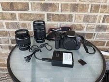 Canon EOS Rebel T3i 18MP DSLR Black w/ 18-55mm & 55-250mm Lenses picture